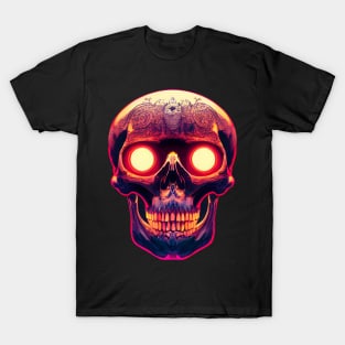 Pumpkin Skull Halloween T-Shirt